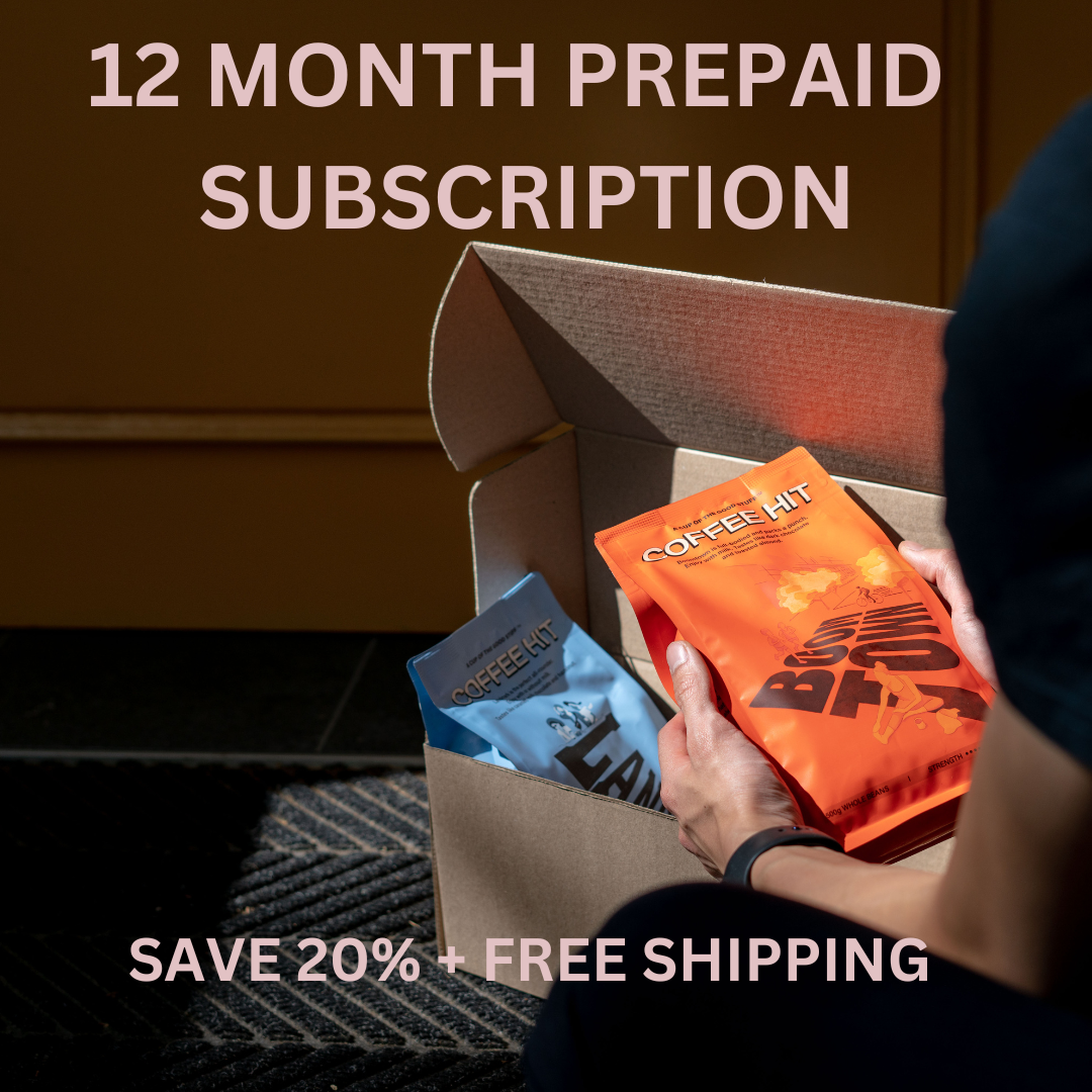 12 Months of Coffee Prepaid - Save 20%