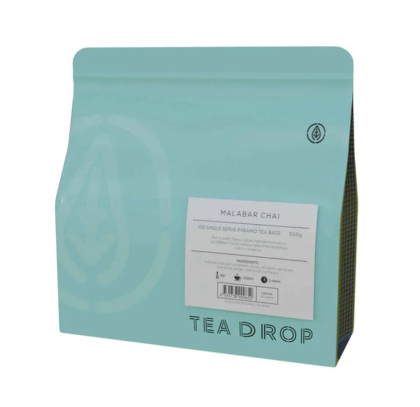 Tea Drop Tea Bags - Malabar Chai - Coffee Hit